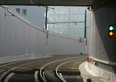 Bau Bahnhof Glattbrugg Margarethentunnel