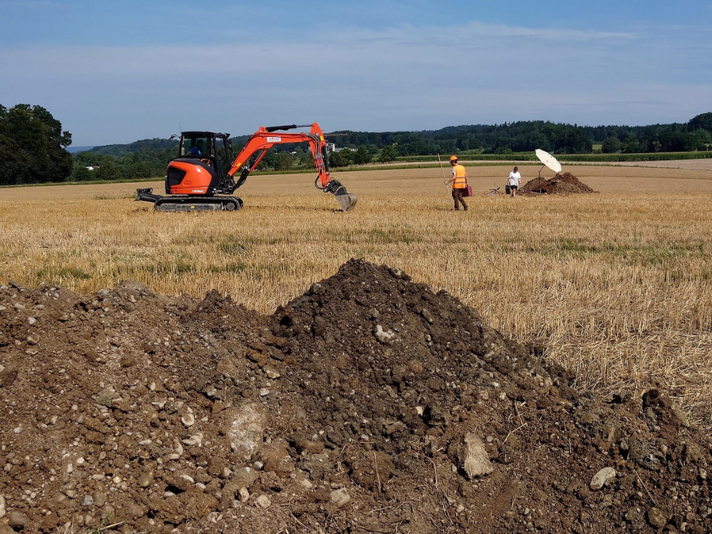 Grabungen in Kloten