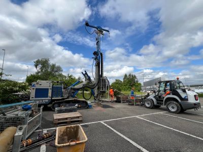 Borhungen P16 Flughafen Zürich Grabungen in Kloten